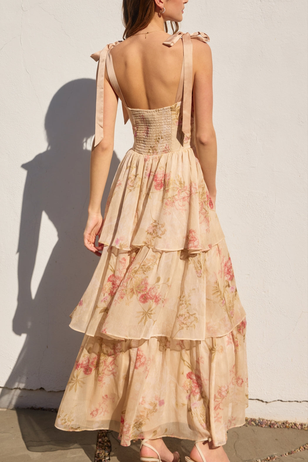 The Lorelai Corset Layered Maxi Dress