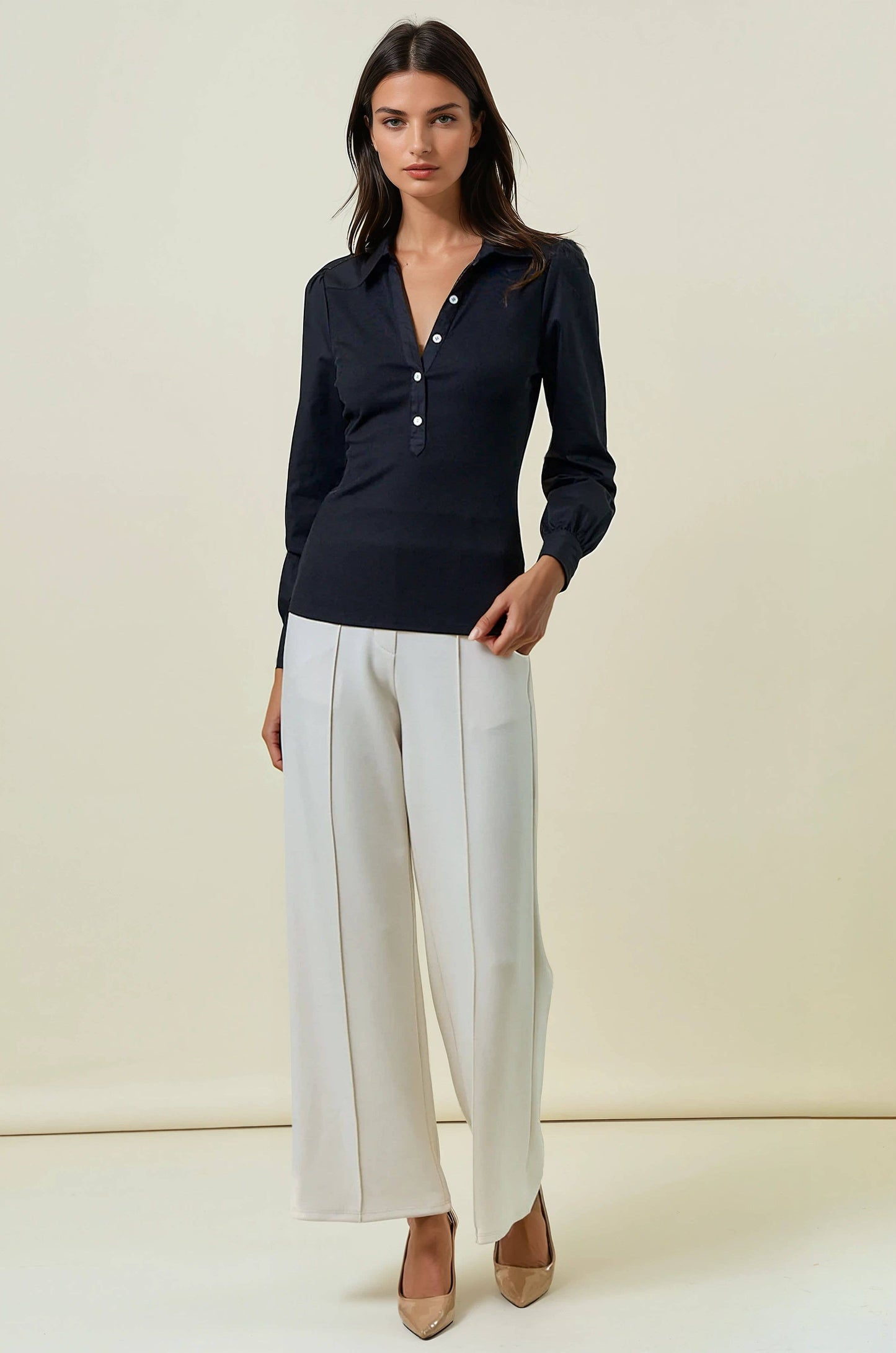 Ainsley Western Yoke Blouse