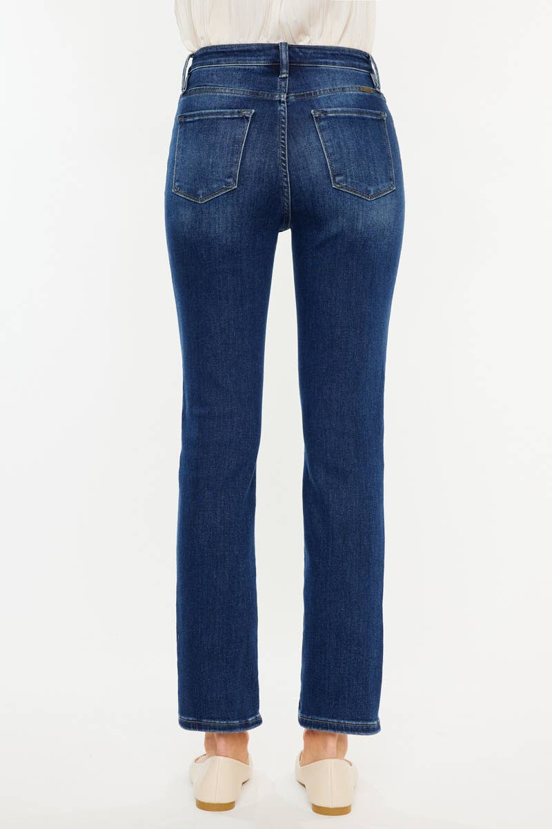 The Carol High Rise Slim Straight Jeans