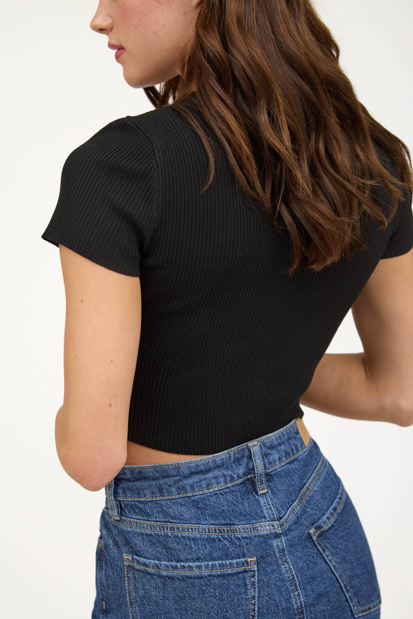 The Harper Short Sleeve Cropped Cardigan