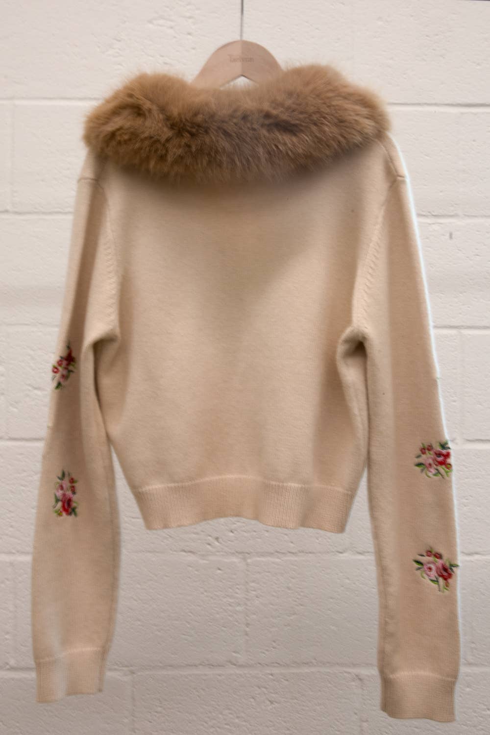 The Emilie Faux Fur Removable Collar Cardigan