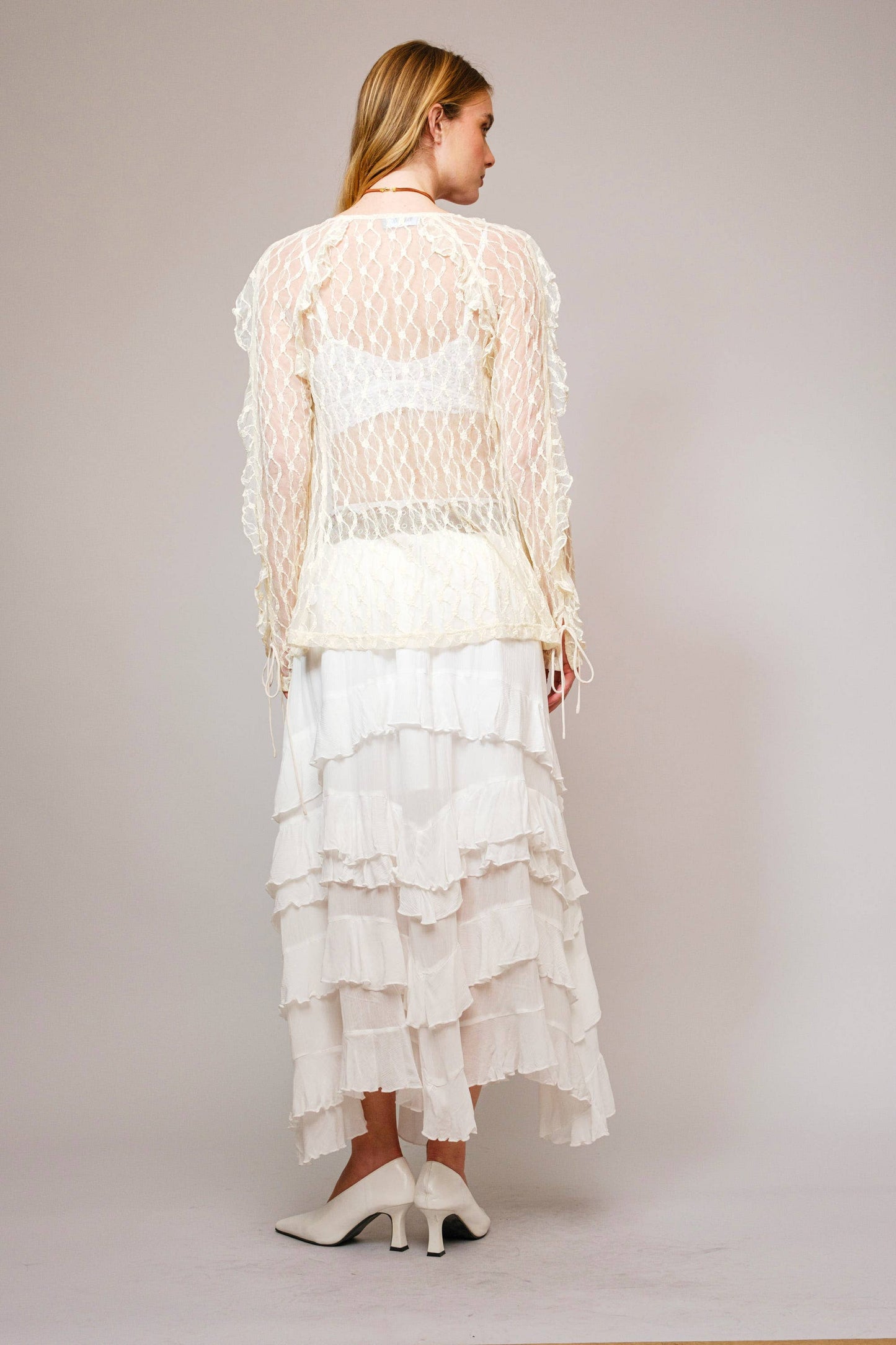 The Dani Crinkle Smocked Waist Maxi Skirt