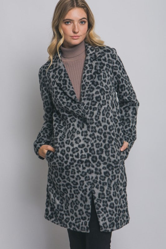 The Roxanne Leopard Coat