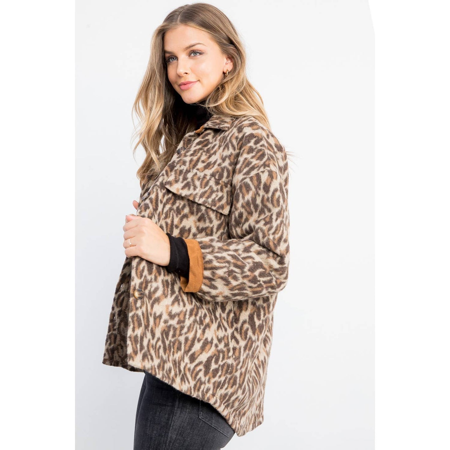 Wild Side Leopard Print Shacket