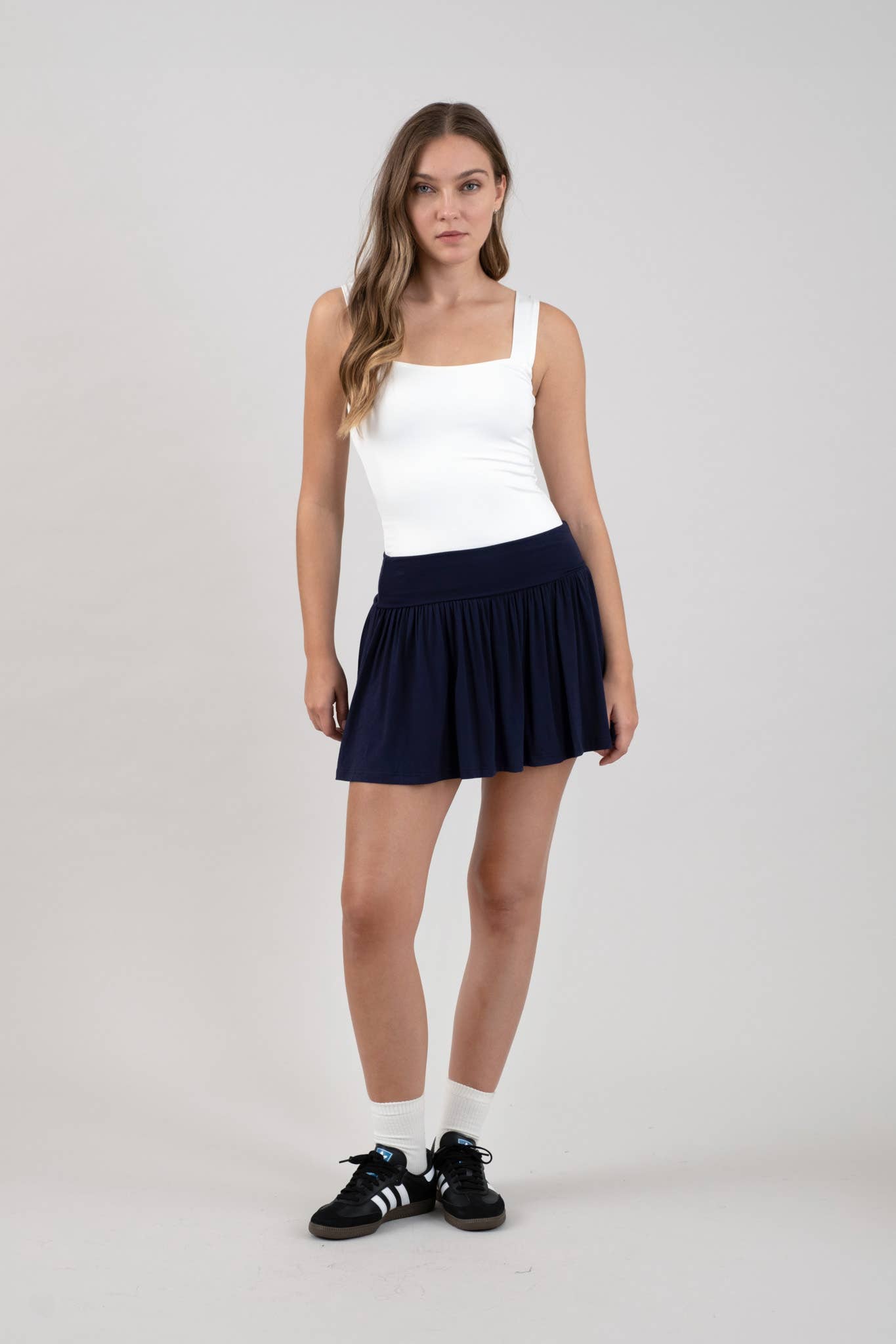 The Terri Reversible Square Neck Seamless Cami
