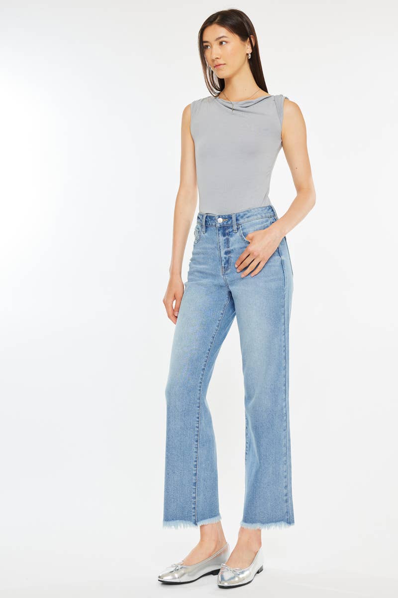 The Denise High Rise Slim Wide Leg