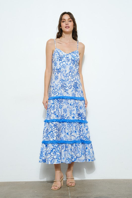 The Bluebell Tiered Maxi Dress