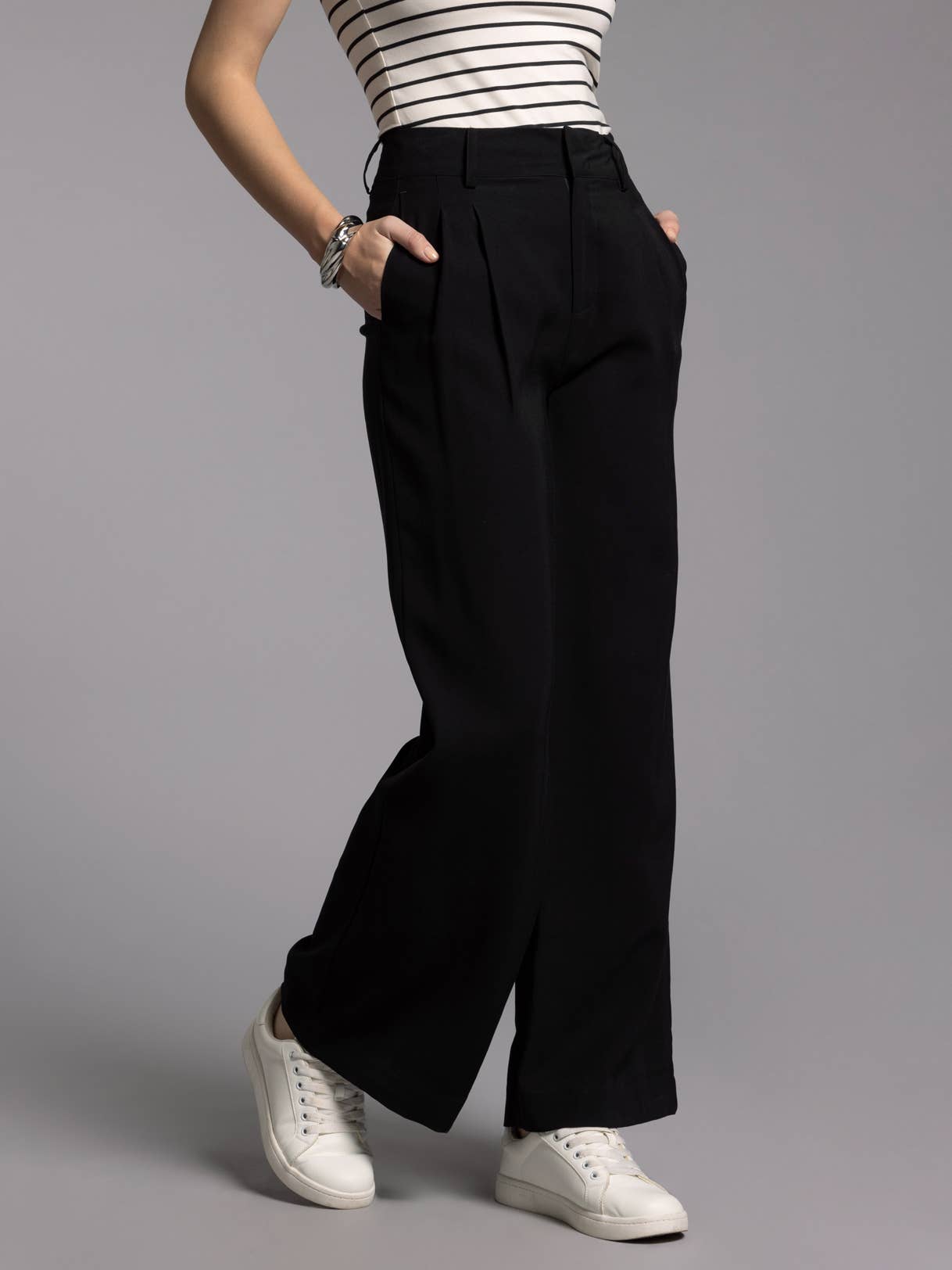 The Lacy Tailored Wide Leg Pants