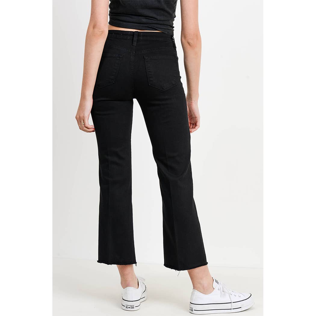 The Sicily Scissor Cut Black Jean - Made in USA