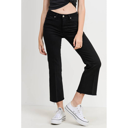 The Sicily Scissor Cut Black Jean - Made in USA