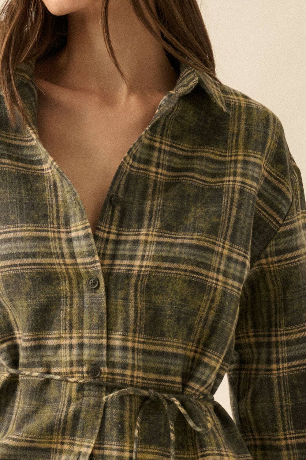 The Saddle Creek Plaid Romper