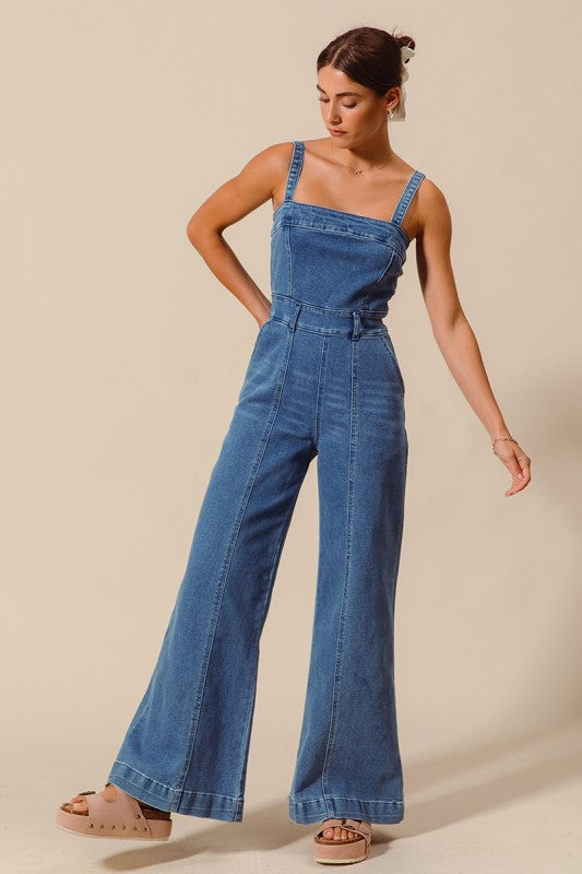 The Gemma Denim Jumpsuit