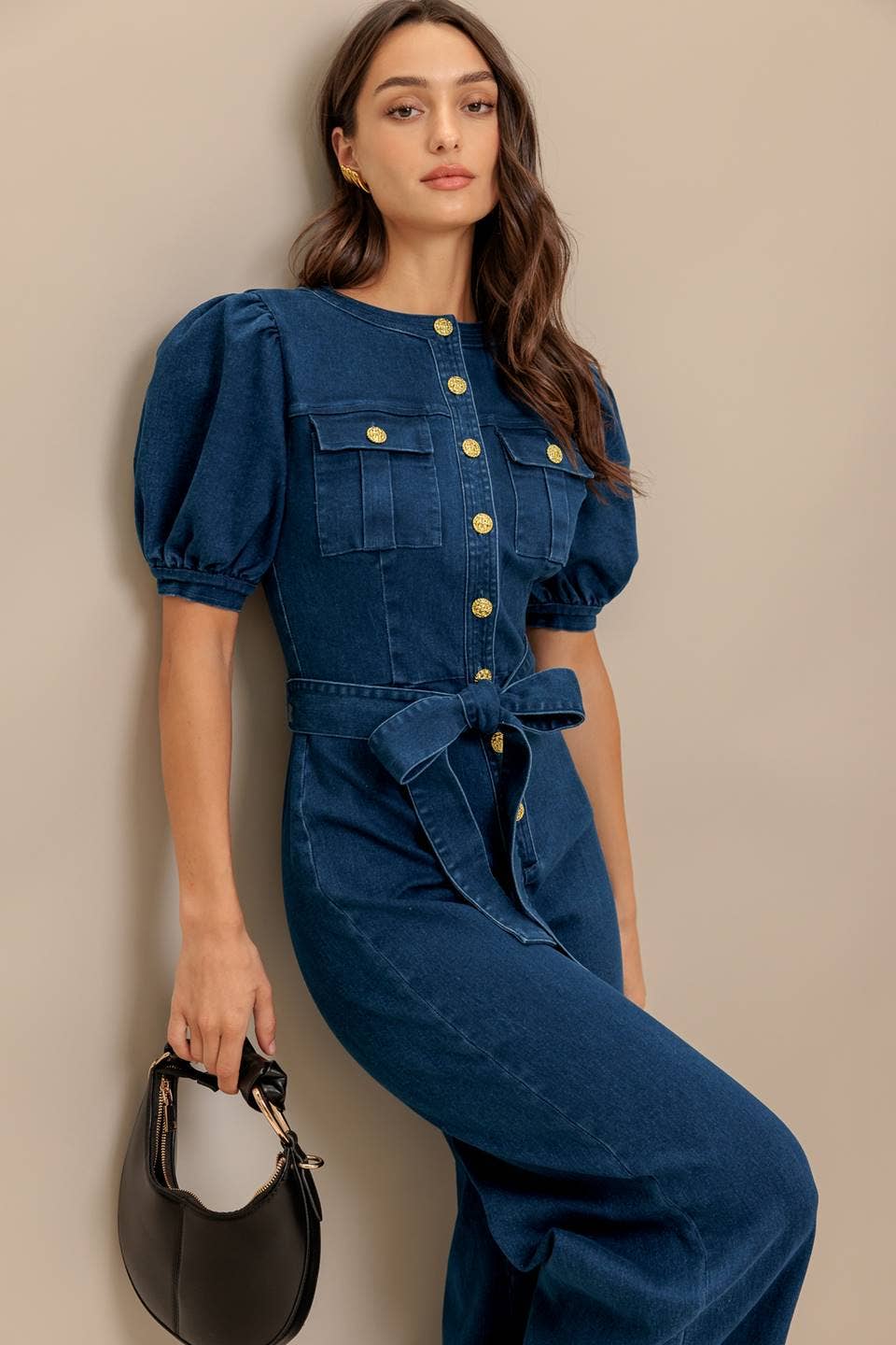 The Western Belle Belted Jumpsuit