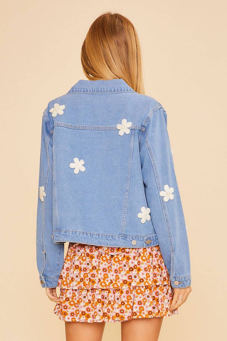 The Daisy Pearl Denim Jacket
