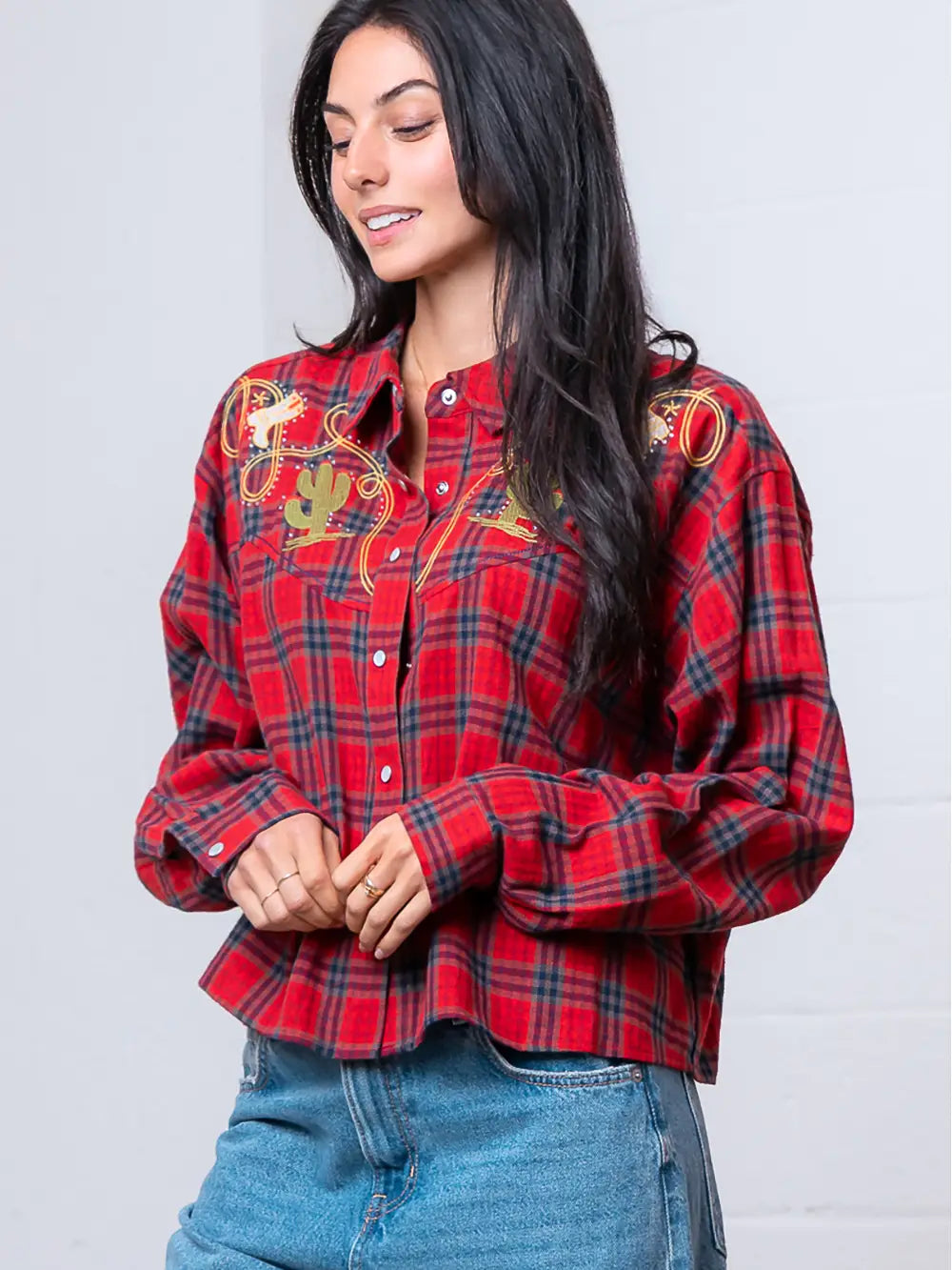 Rowan Embroidered Western Shirt