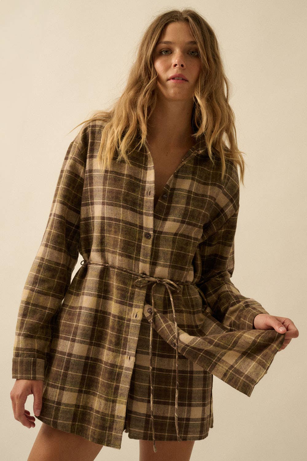 The Saddle Creek Plaid Romper