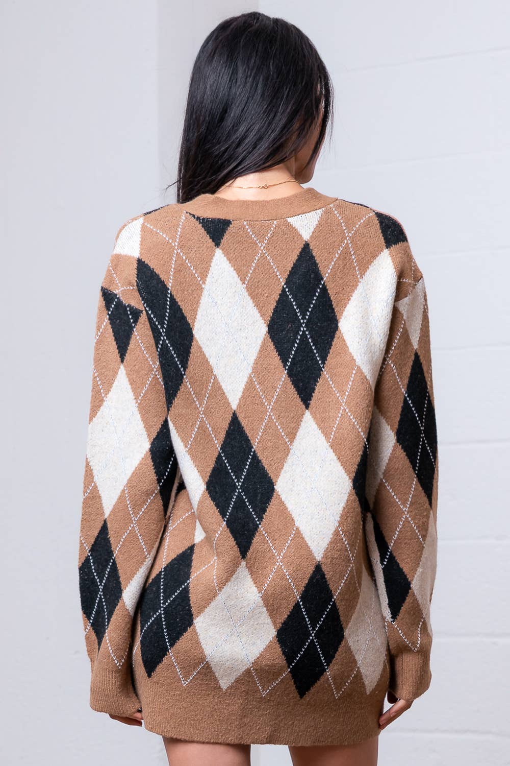 The Quinn Argyle Cardigan