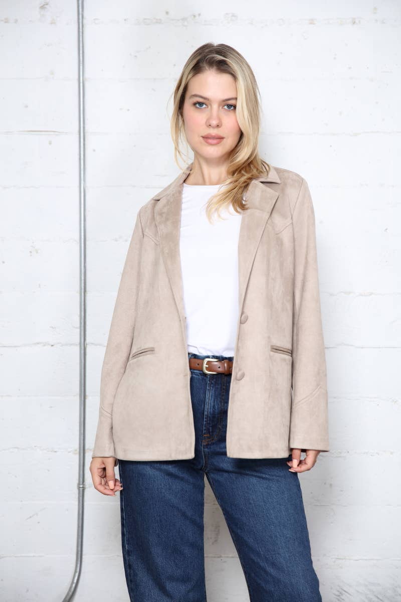 The Loretta Western Fringe Blazer