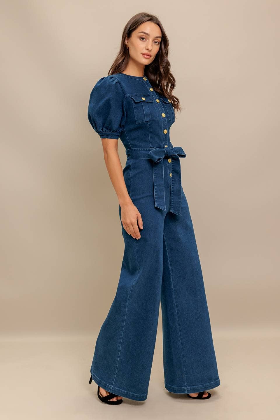 The Western Belle Belted Jumpsuit
