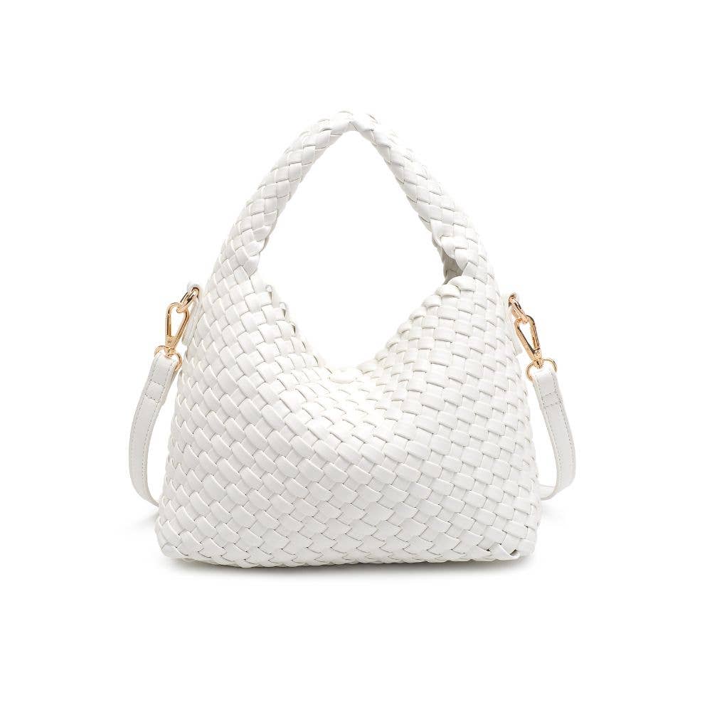 Jessamine Woven Vegan Leather Crossbody