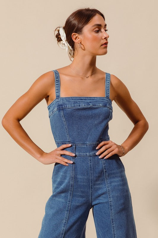 The Gemma Denim Jumpsuit