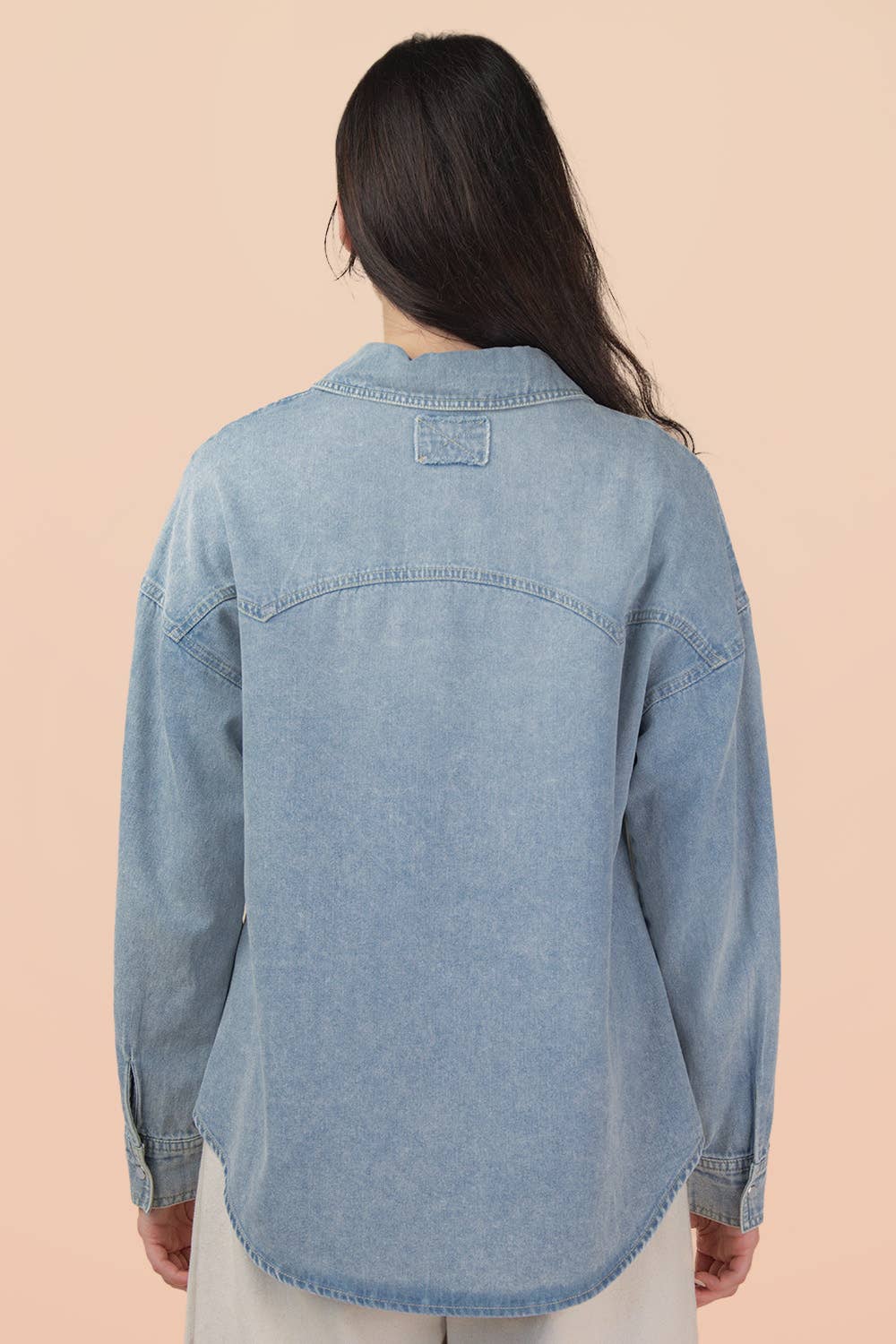 The Layne Denim Shirt Jacket