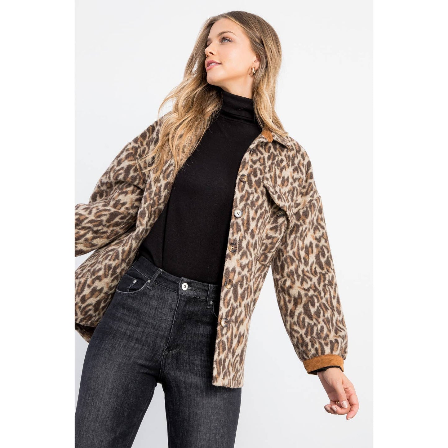 Wild Side Leopard Print Shacket