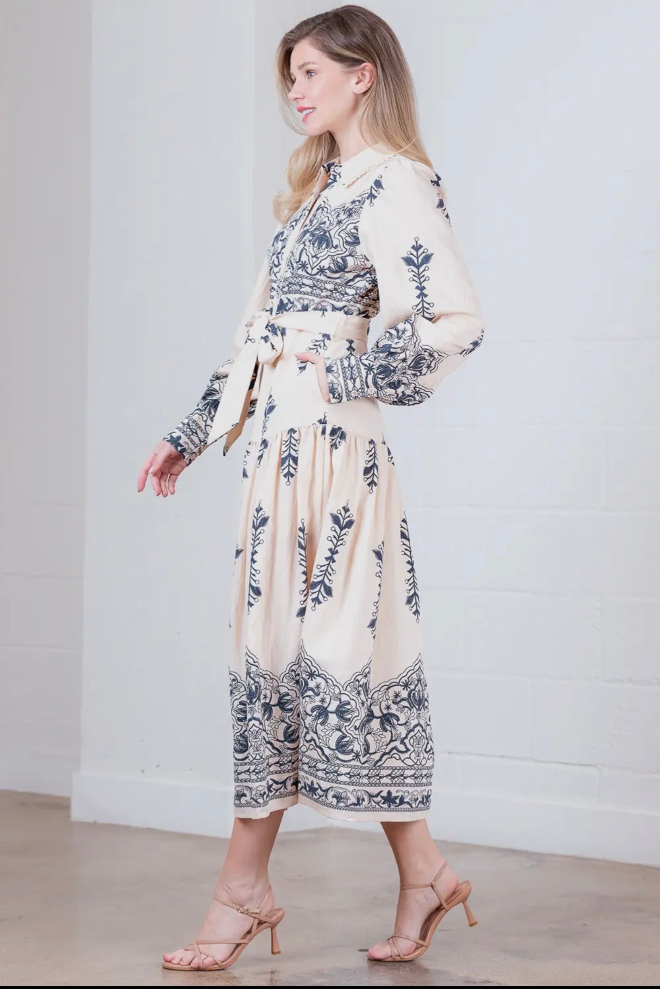 Sonora Bloom Maxi Dress with pockets