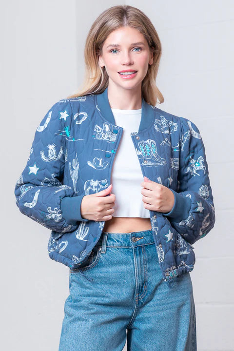 The Cowgirl Rodeo Bomber Jacket