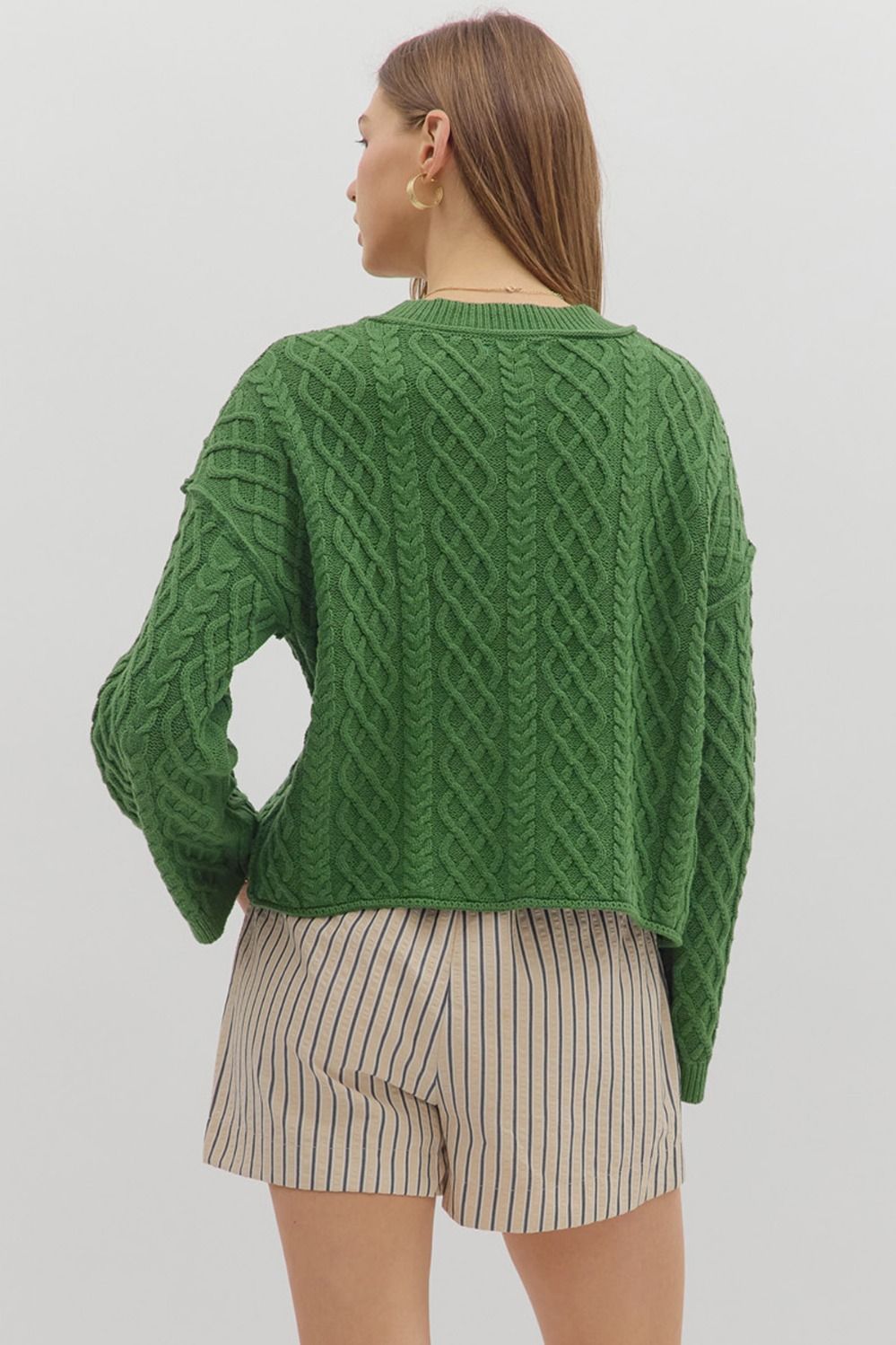 The Kelly Cable Knit Cardigan
