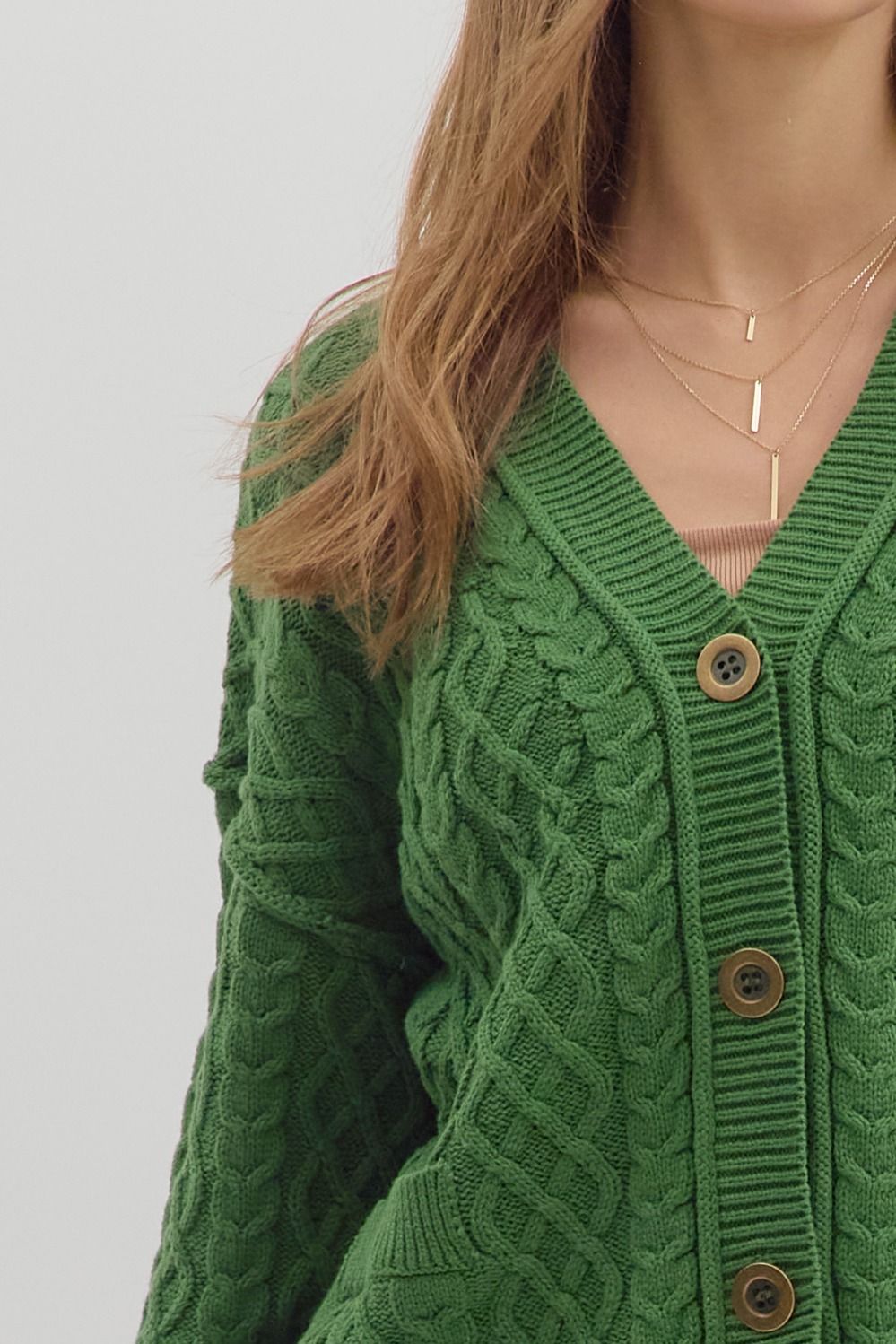 The Kelly Cable Knit Cardigan