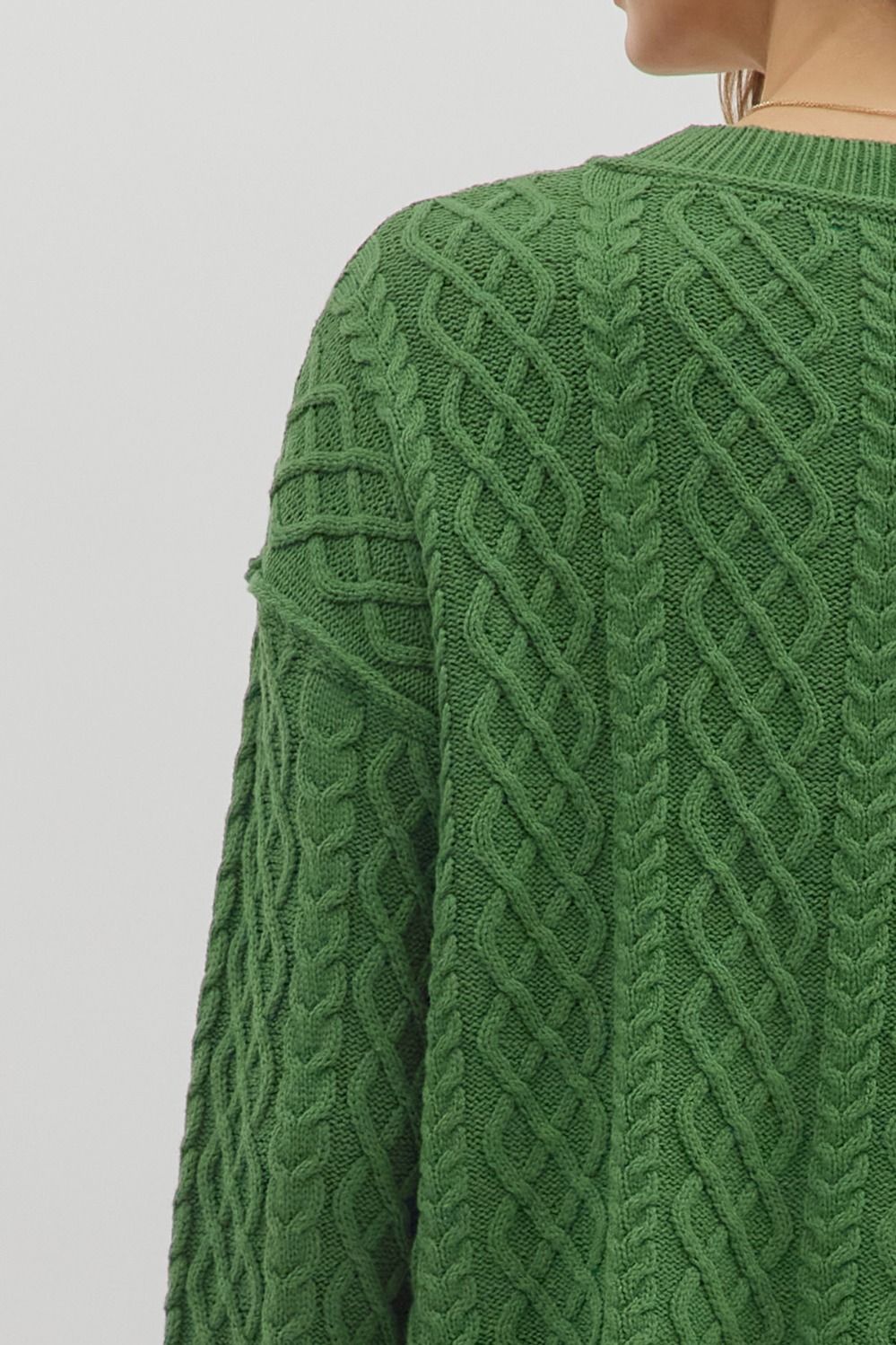 The Kelly Cable Knit Cardigan