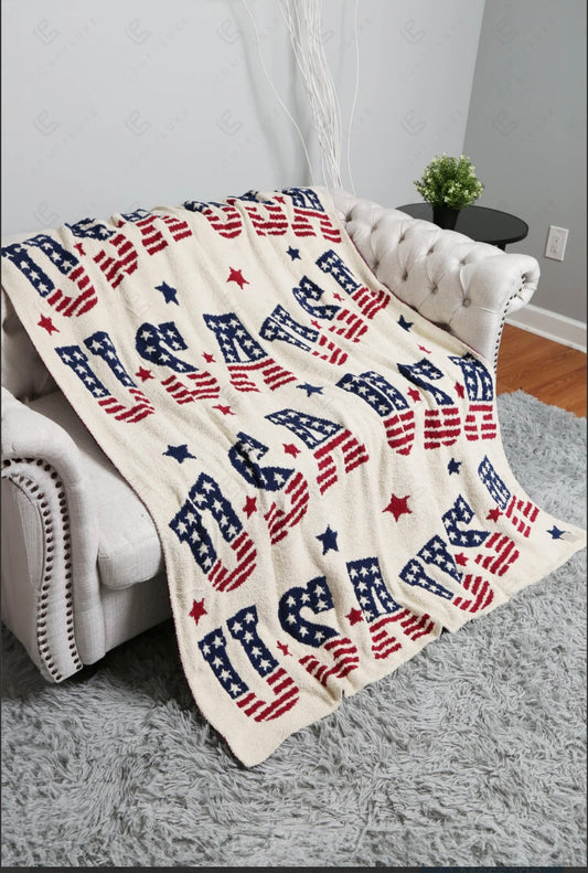 USA Stars Blanket