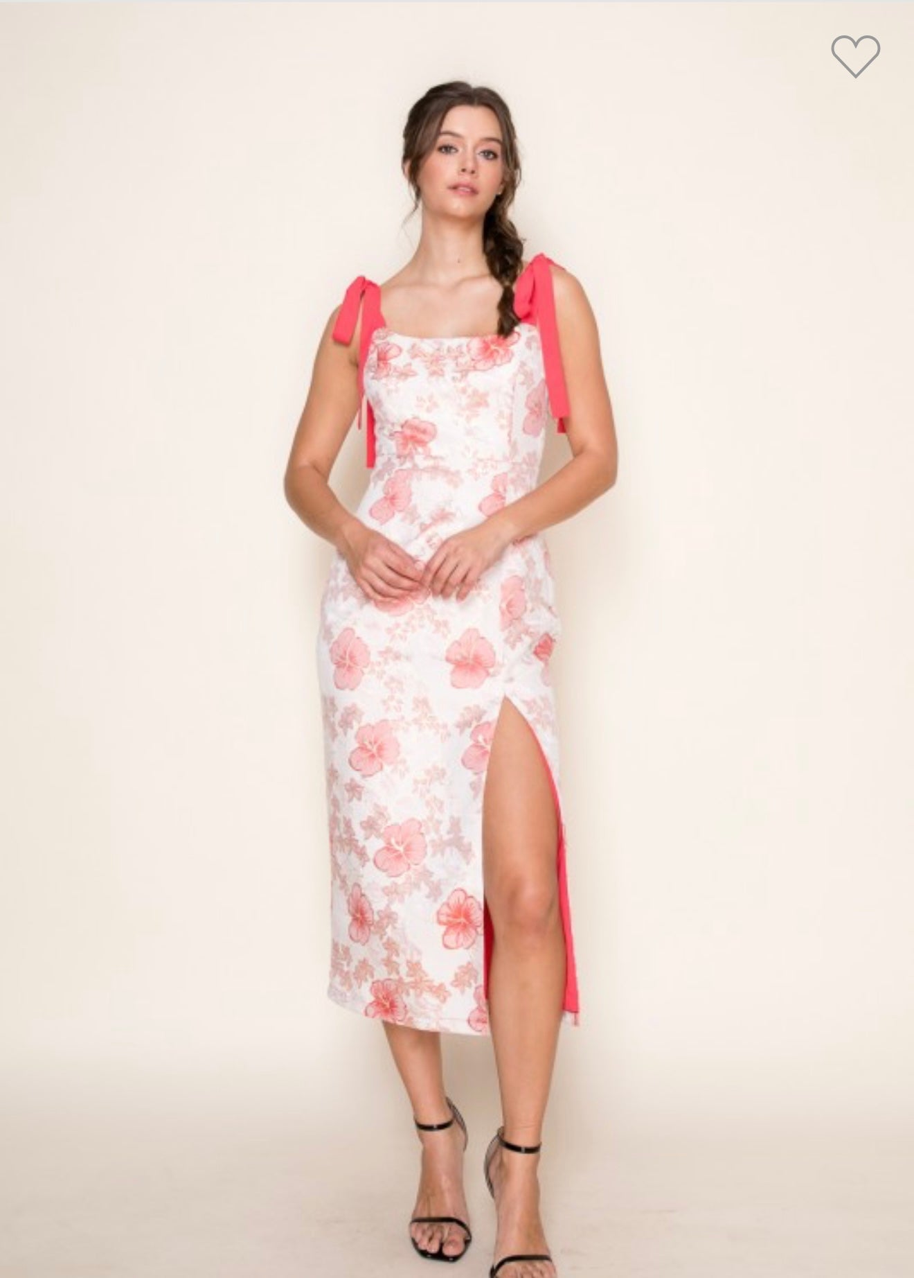 The Aimee Coral Dress