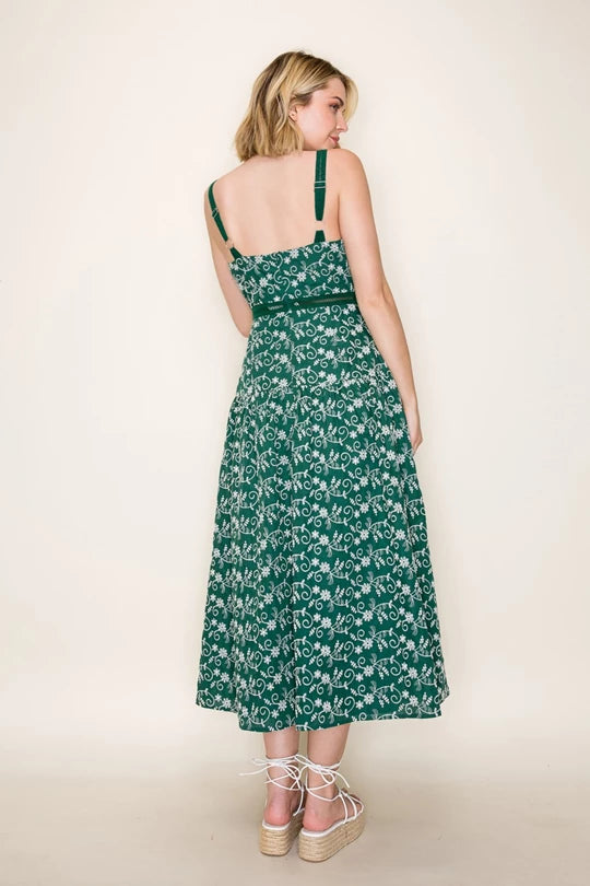 The Meadow Green Dress