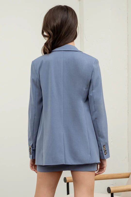 The Ashley Blue Blazer with Stretch