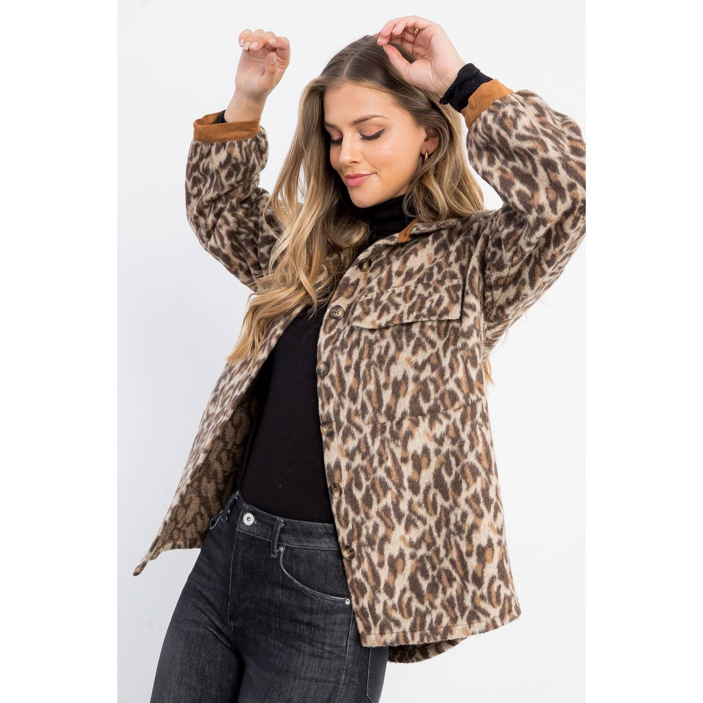 Wild Side Leopard Print Shacket