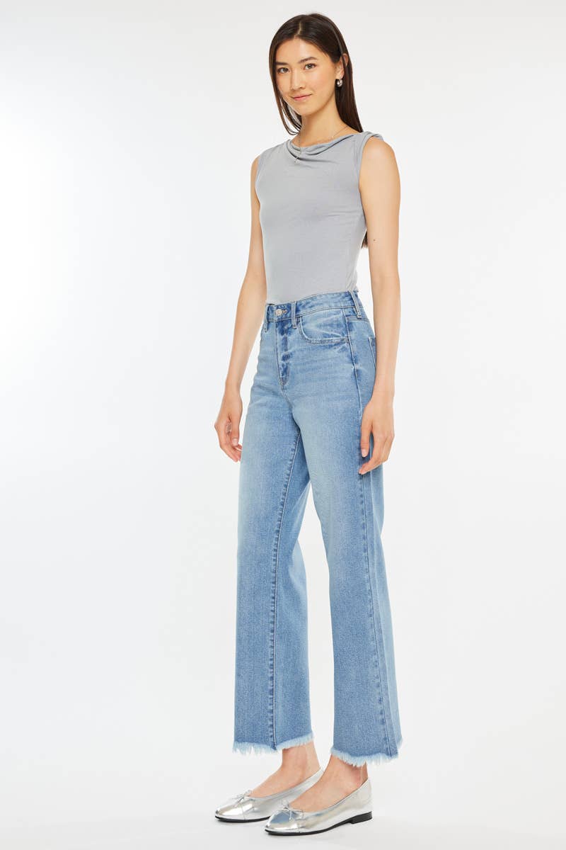 The Denise High Rise Slim Wide Leg