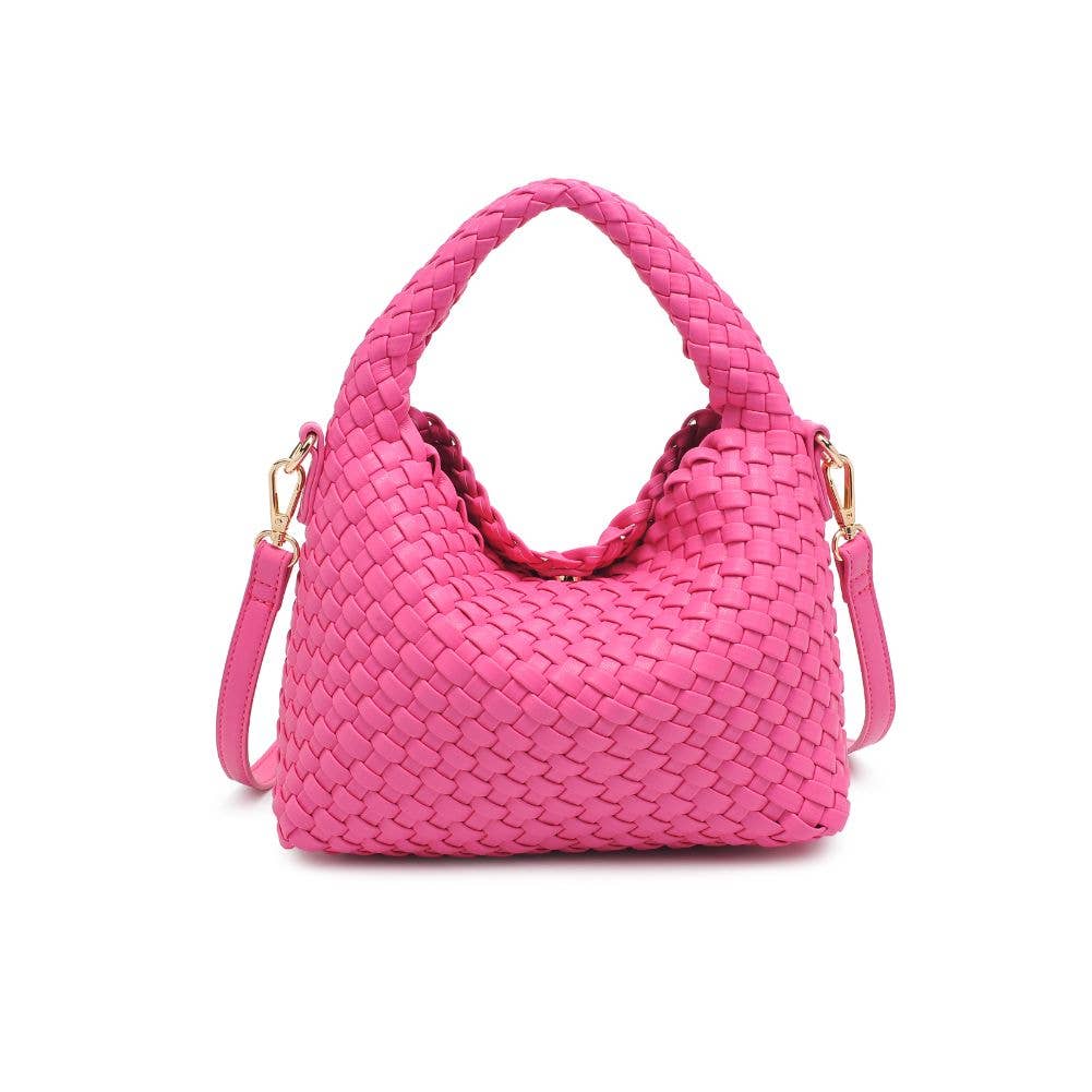 Jessamine Woven Vegan Leather Crossbody
