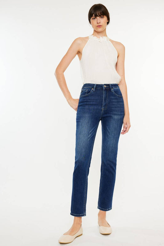The Carol High Rise Slim Straight Jeans