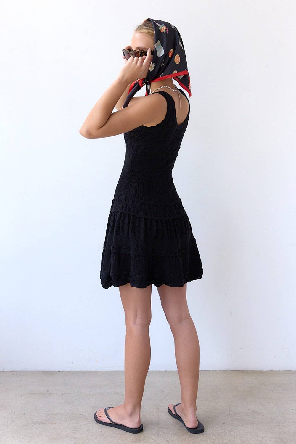 The Ava Fit and Flare Knit Dress