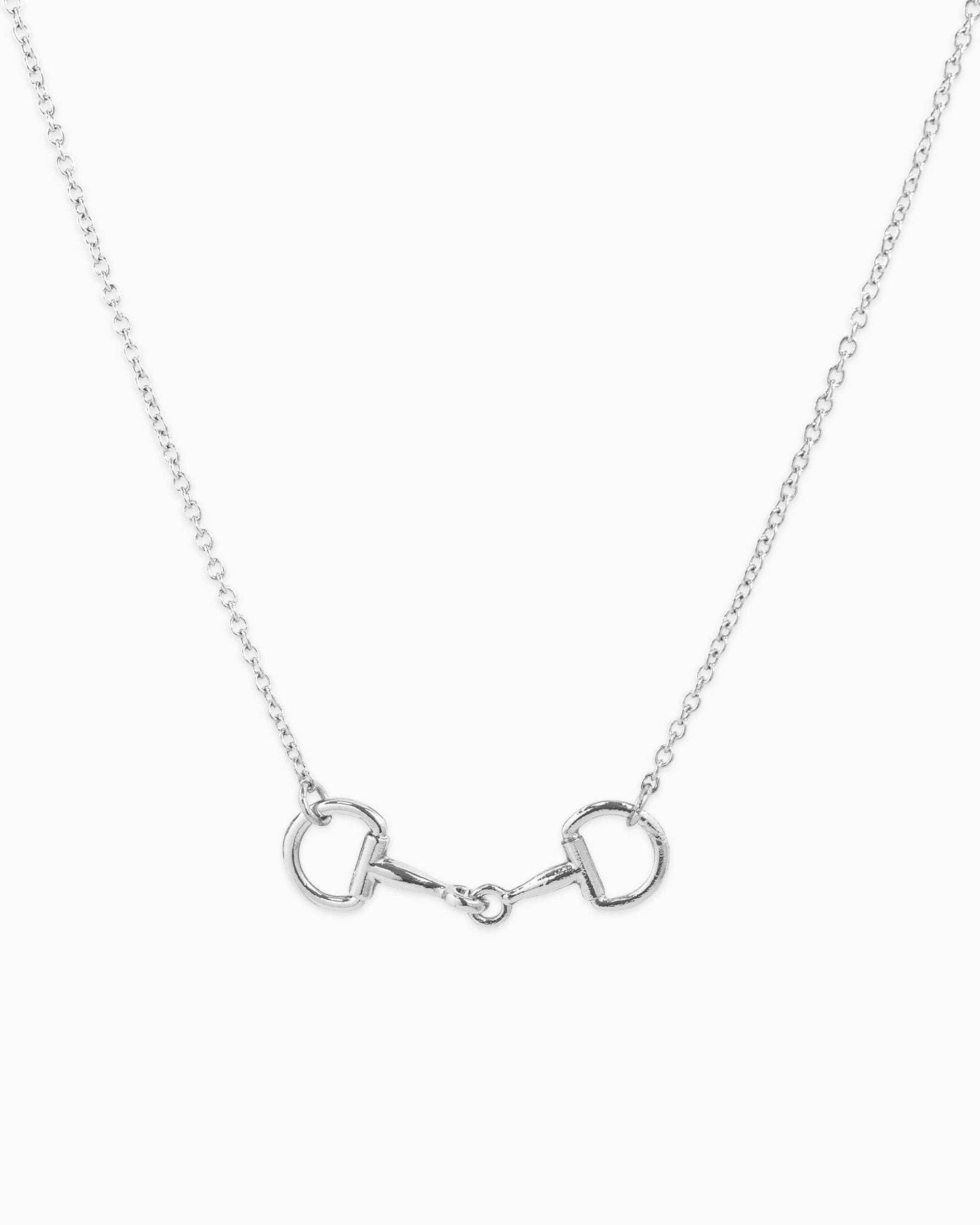 Western Double Linked Horsebit Necklace