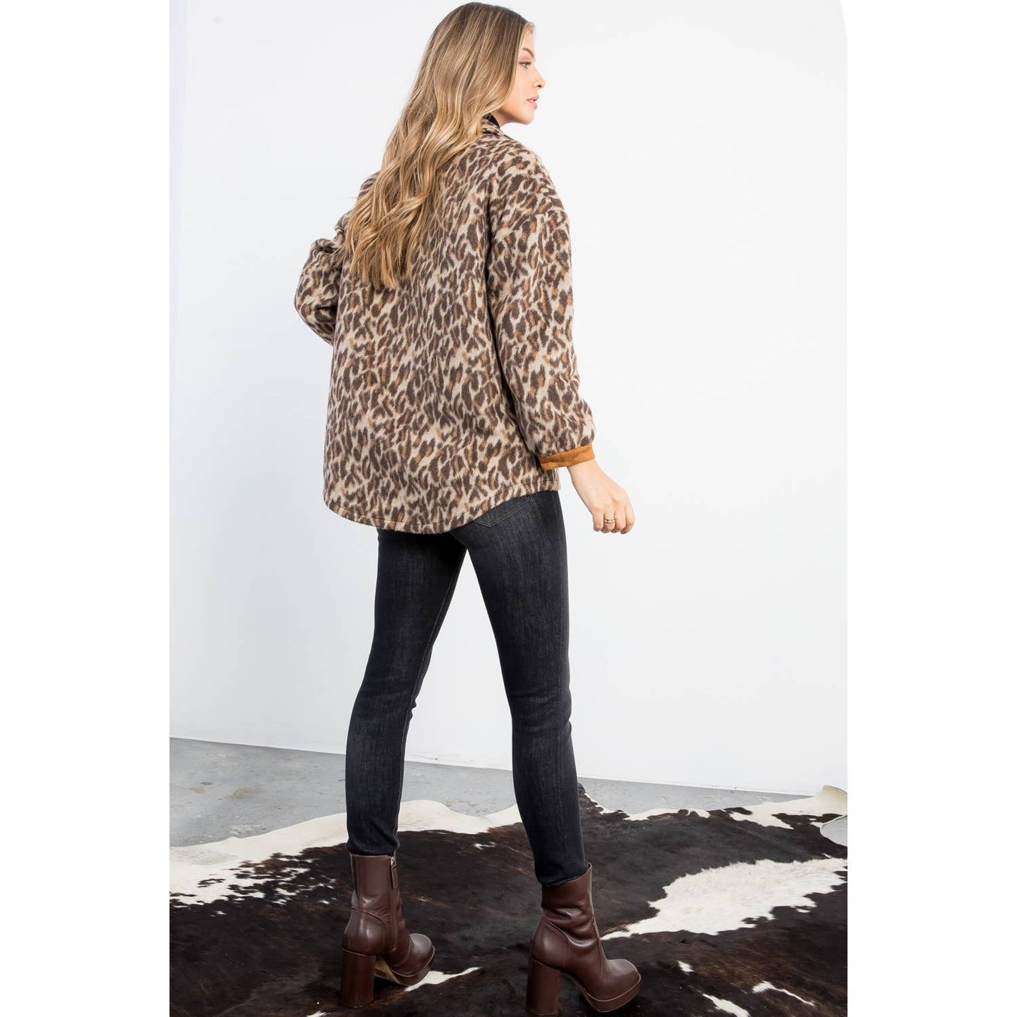 Wild Side Leopard Print Shacket