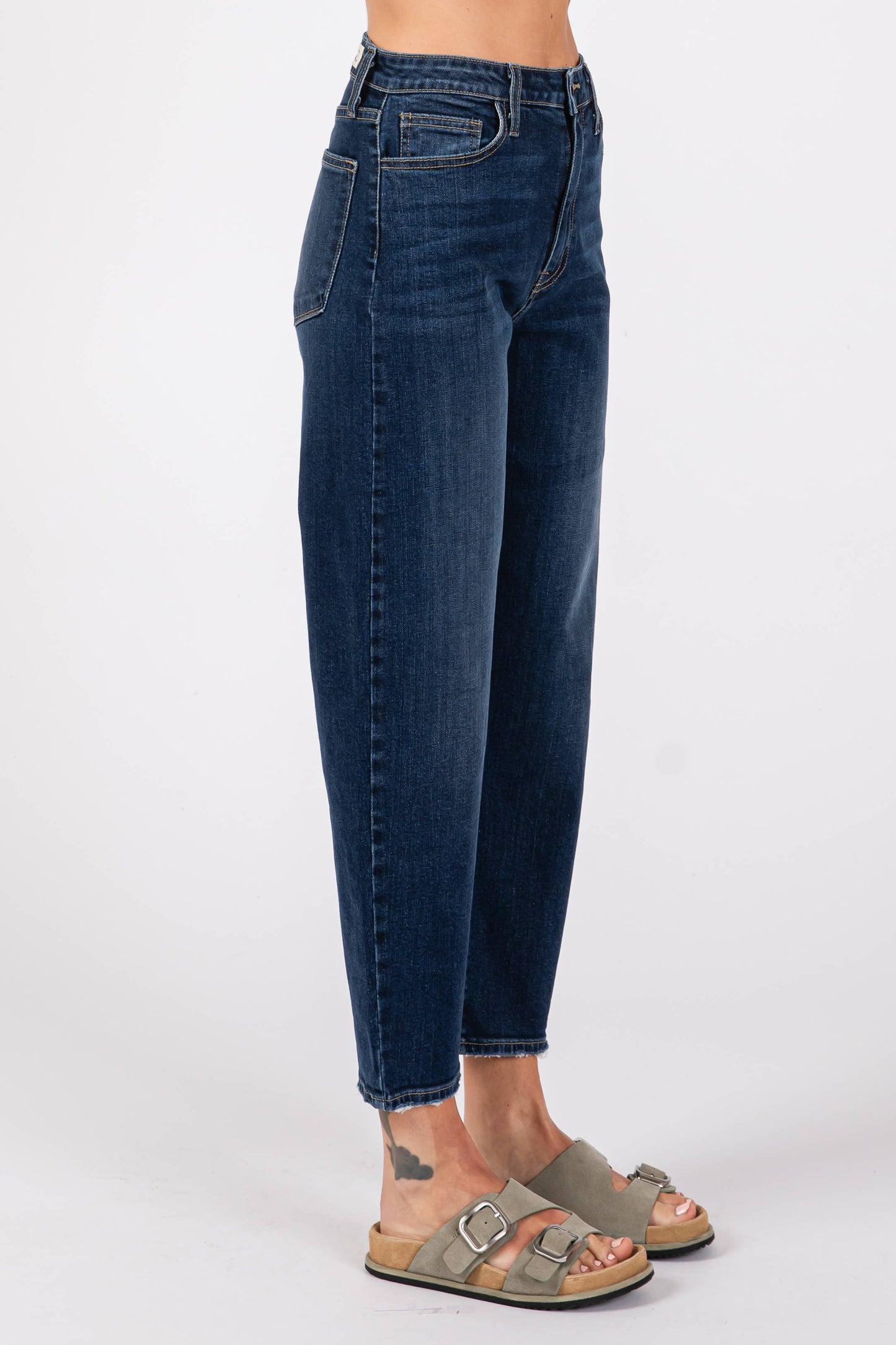 The Modena High Rise Tapered Jean