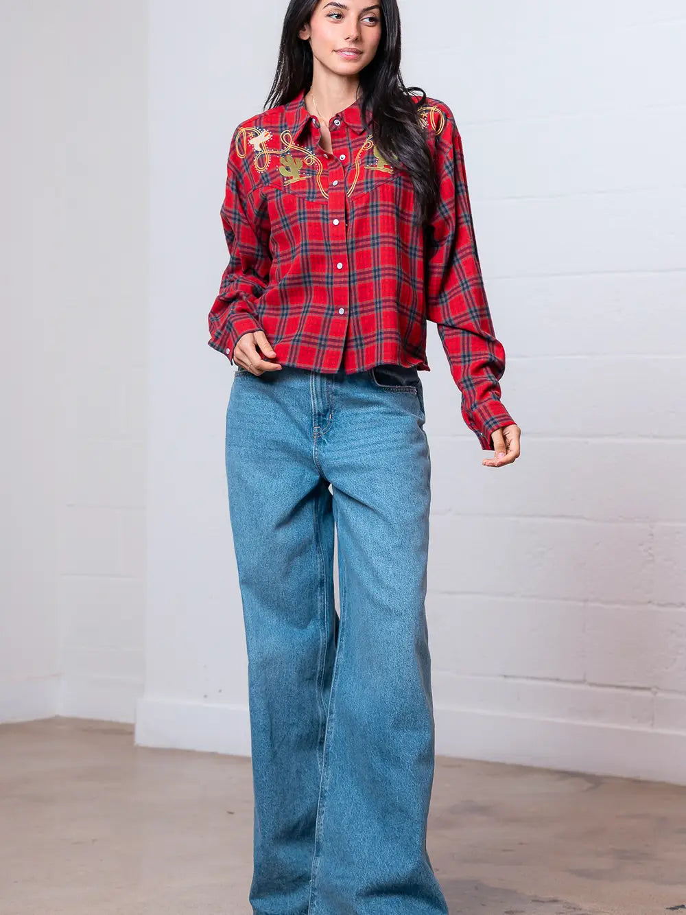 Rowan Embroidered Western Shirt