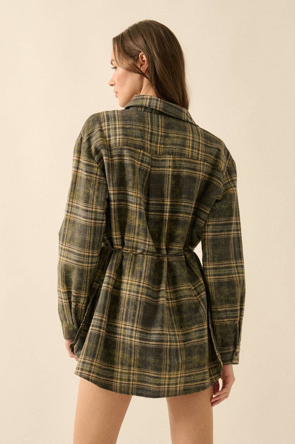 The Saddle Creek Plaid Romper