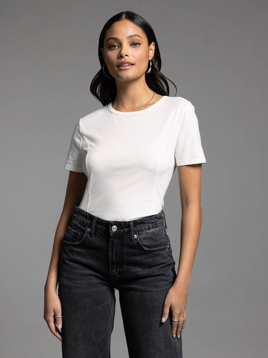 The Weekend Basic Crew Neck Cotton Tee