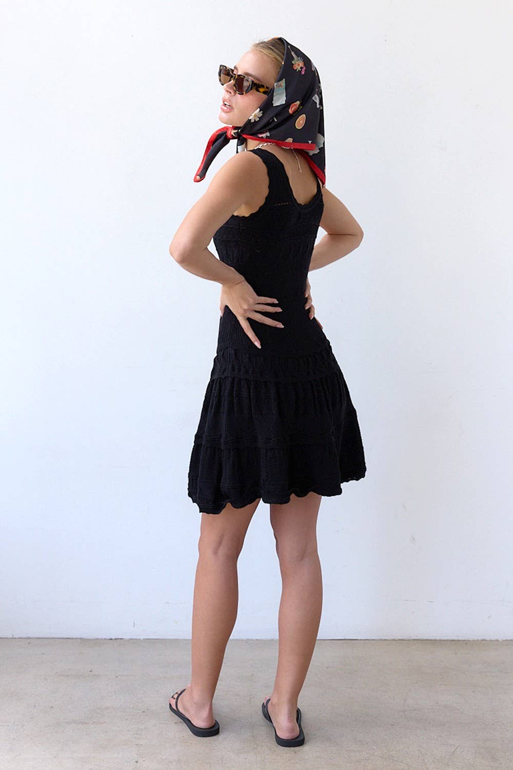 The Ava Fit and Flare Knit Dress