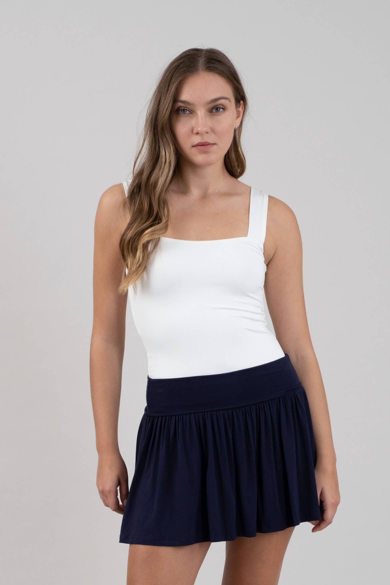 The Terri Reversible Square Neck Seamless Cami