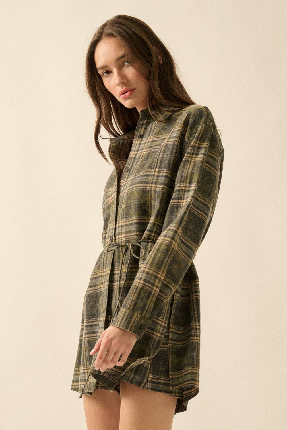 The Saddle Creek Plaid Romper